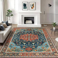 WILLSUN Washable Area Rugs, 6x9 Non-Slip Boho Large Area Rugs by Embracethewarmthofhome
