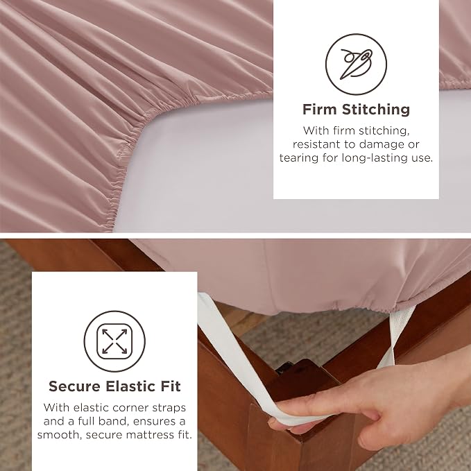 Bedsure Deep Pocket Full Size Bed Sheets Set - Image 4