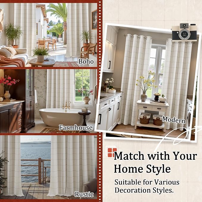 Linen Blackout Curtains for Living Room - Image 8