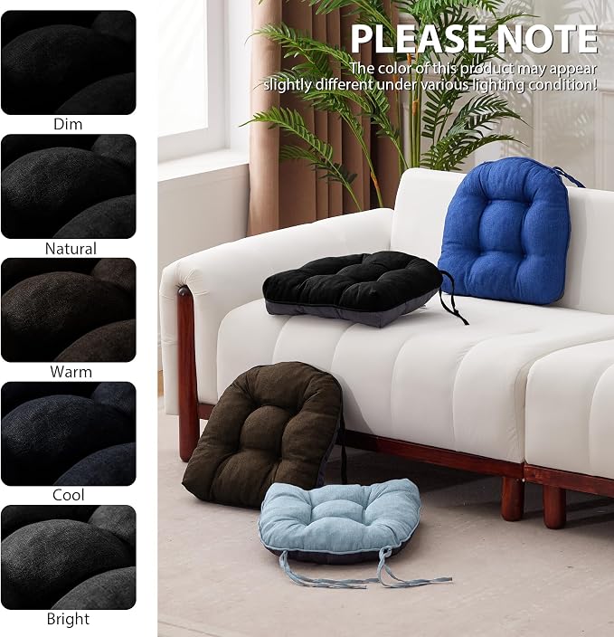 Chair Cushions for Dining Chairs, Seat Cushions for Kitchen Chairs, Indoor Seat - Image 7