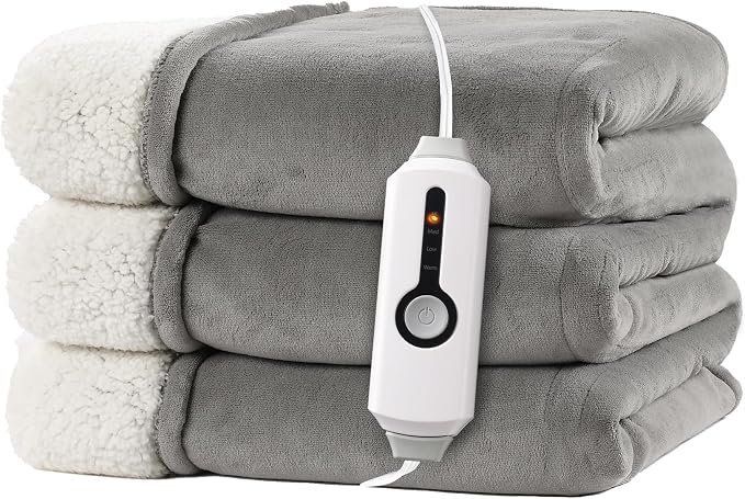 Electric Heated Blanket 72"x84" Full Size by RALYSUN