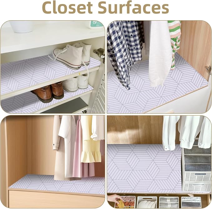 Shelf Liners for Kitchen Cabinets 12in x 10FT, Non Adhesive Cabinet Liner - Image 7