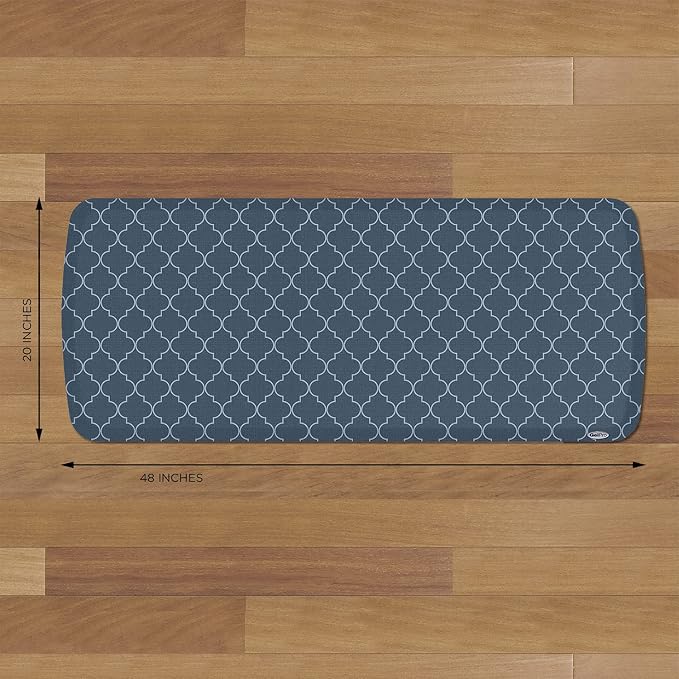 GelPro Elite Premier Anti-Fatigue Kitchen Comfort Floor Mat, Trellis Deep Sea - Image 7