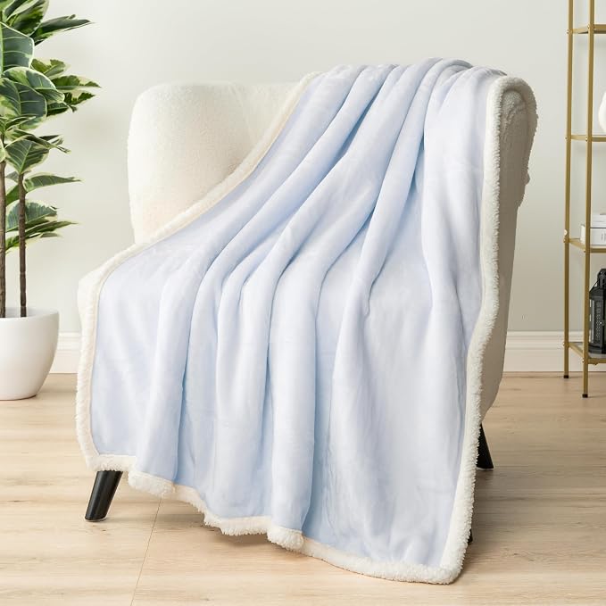 PAVILIA Sherpa Fleece Throw Blanket - Image 6
