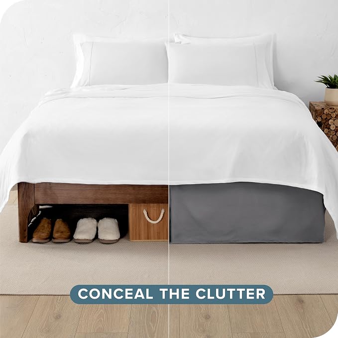 Bare Home California King 15-Inch Tailored Drop Easy Fit - Image 3