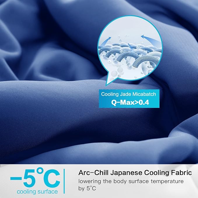 EASELAND Cooling Comforter Queen, Cold Touch Fabric Absorbs Body Heat, - Image 3