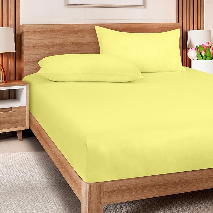 ROYALE LINENS 300 Thread Count 100% Long Staple Combed Cotton Fitted Sheet Twin - Image 8
