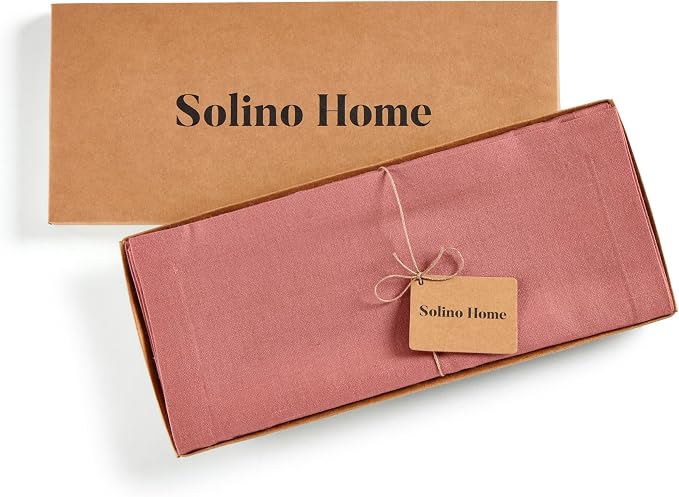 Solino Home Linen Table Runner 108 Inches Long - Image 5