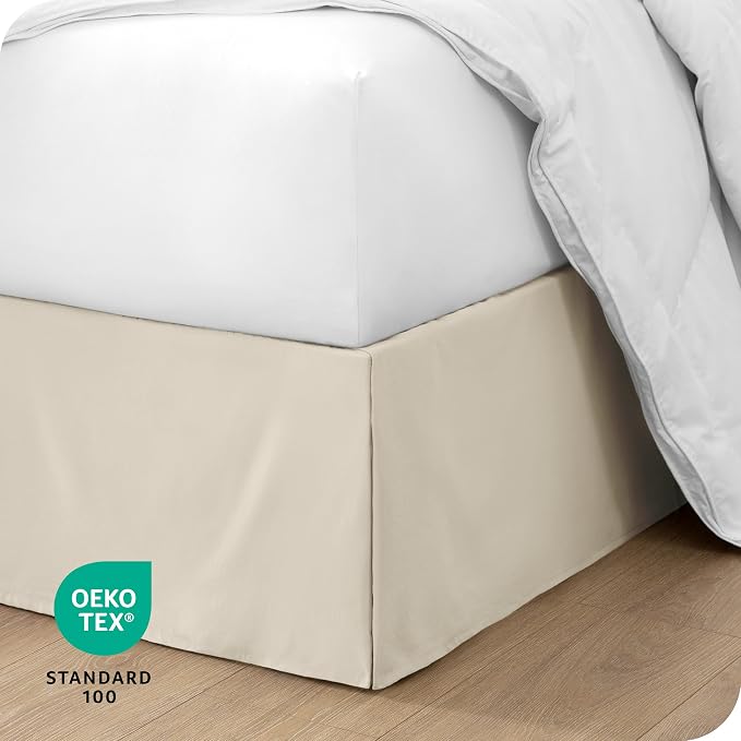 Bare Home Twin XL Bed Skirt - Image 5