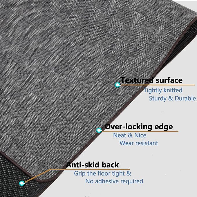 Chair Mat for Hardwood & Tile Floor, Anti Slip, Floor Protector for Home Office - Image 3