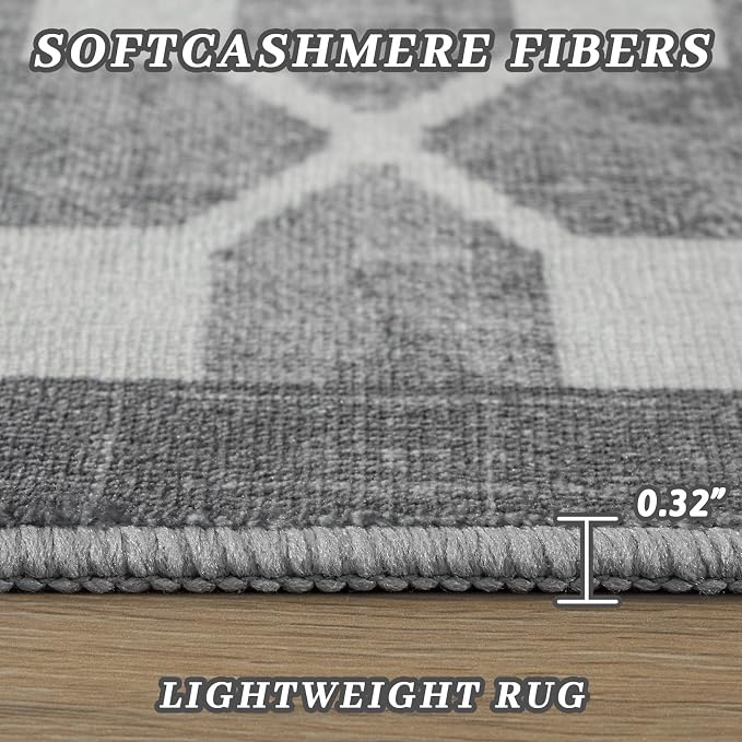 Area Rugs 6x9 Washable Rug, Non-Slip Rugs - Image 7
