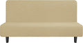 Easy-Going Stretch Futon Slipcover Armless Futon Bed Cover Furniture Protector by Easy-Going