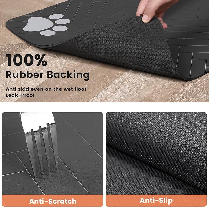 Pet Feeding Mat-Absorbent Pet Placemat - Image 5