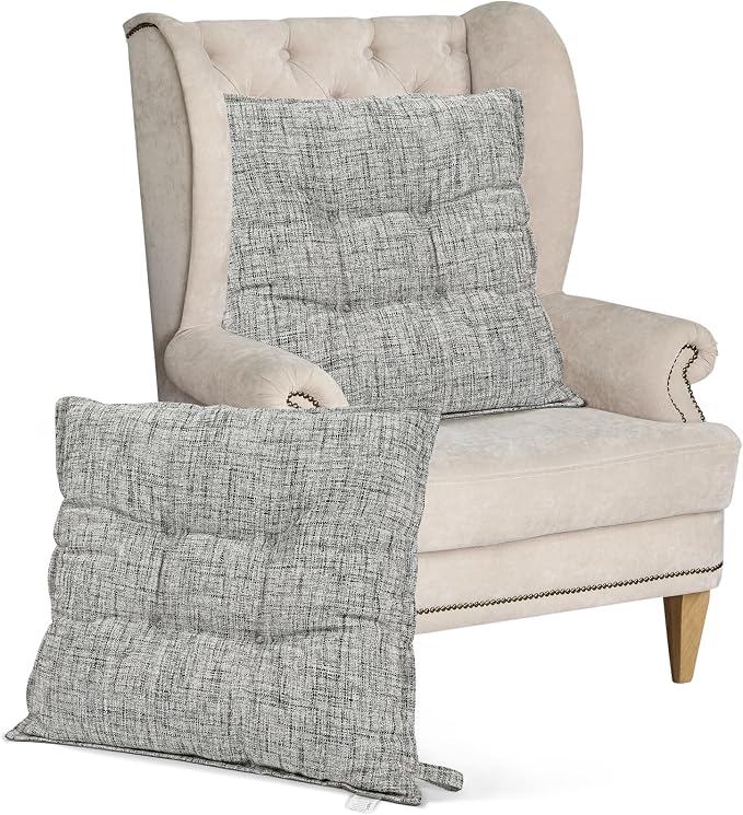 SINSOSSO Large Floor Pillows 22", Thickened Bite-Size Memory Foam Square - Image 7
