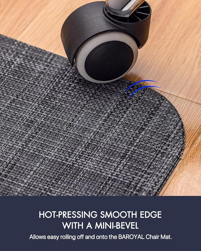 Office Chair Mat for Hardwood Floor Under Desk Computer Rolling Chair Mat for - Image 5