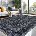 KUTA Vintage 8x10 Area Rugs for Living Room, Washable Large Rug for Bedroom 8ft by KUTA