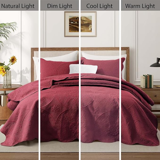 IR Imperial Rooms Twin Quilt Bedding Set Size + 1 Pillow Shams - Image 9