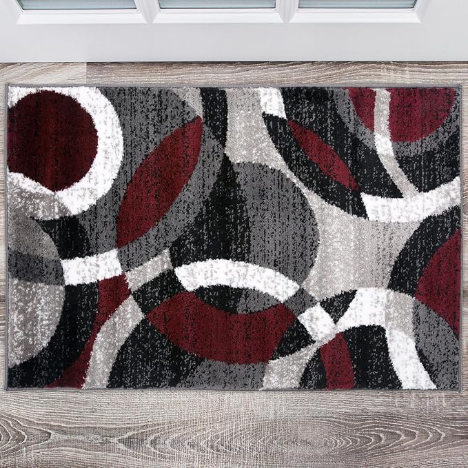 Rugshop Contemporary Abstract Circles Perfect - Image 8