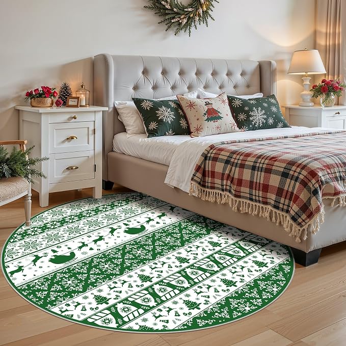 Abstract Living Room Rug Round 6FT - Image 5