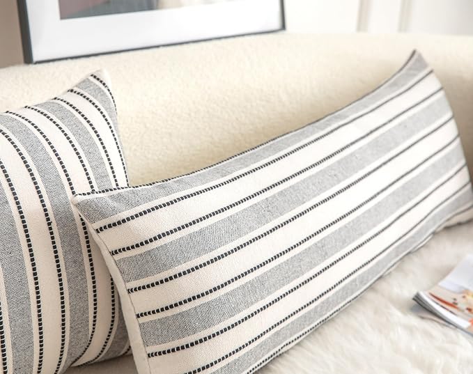 Decorative Boho Lumbar Pillow Covers, Modern Farmhouse Couch Pillowcase - Image 3
