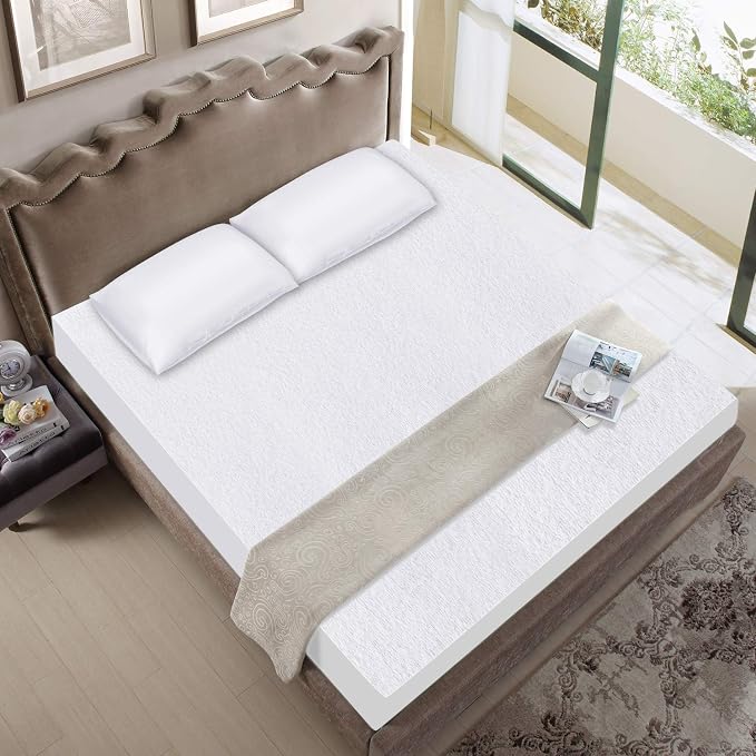RV Short Queen Size Mattress Protector Waterproof, Smooth Top Mattress Protector - Image 6