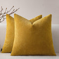 a moment Pack of 2 Decorative Chenille Throw Pillow Covers by amoment