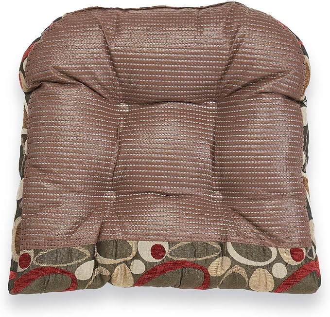 Klear Vu Gripper Overstuffed Universal Non-Slip Dining Chair Cushions - Image 9