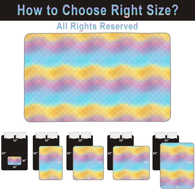100% Waterproof Dog Bed Cover 30x70 inch Reversible Changing Pad Reusable - Image 5