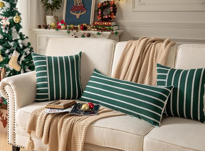 Boho Lumbar Throw Pillow Cover 14X36 Long Soft Farmhouse Decorative Couch - Image 6