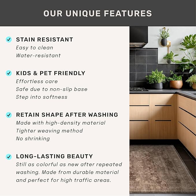 Brown Rug for Living Room 10x14 - Image 7