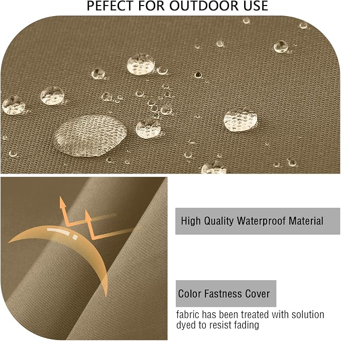 idee-home Outdoor Cushions for Patio Furniture, Outdoor Seat Cushion, - Image 6