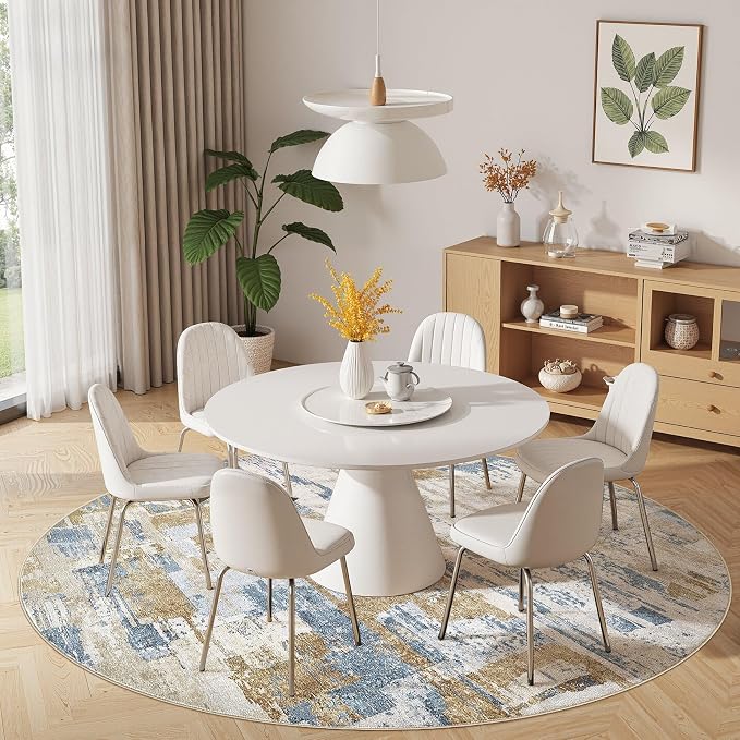 Abstract Living Room Rug 9x9 - Image 3