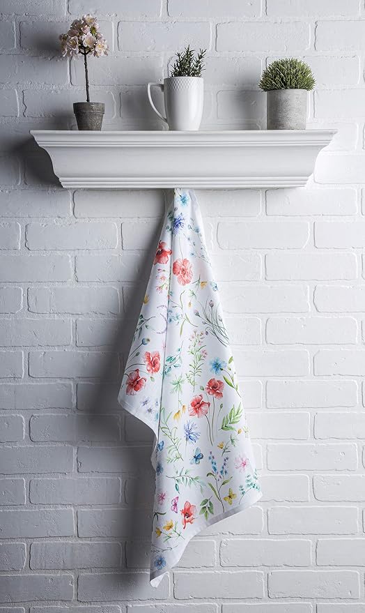 Maison d' Hermine Kitchen Towels Set of 3 100% Cotton 27.50" x 20" Reusable - Image 7