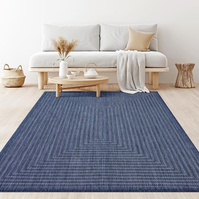 Adiva Rugs Outdoor Indoor Area Rug, Weather Resistant, Stain Resistant Floor Mat - Image 8