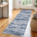2x6 Modern Abstract Runner Rug for Hallways, Non-Shedding Washable Rug for by SiiloomRug