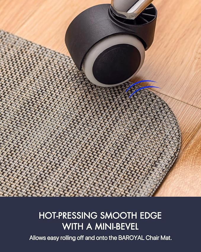 Office Chair Mat for Hardwood Floor Under Desk Computer Rolling Chair Mat for - Image 5