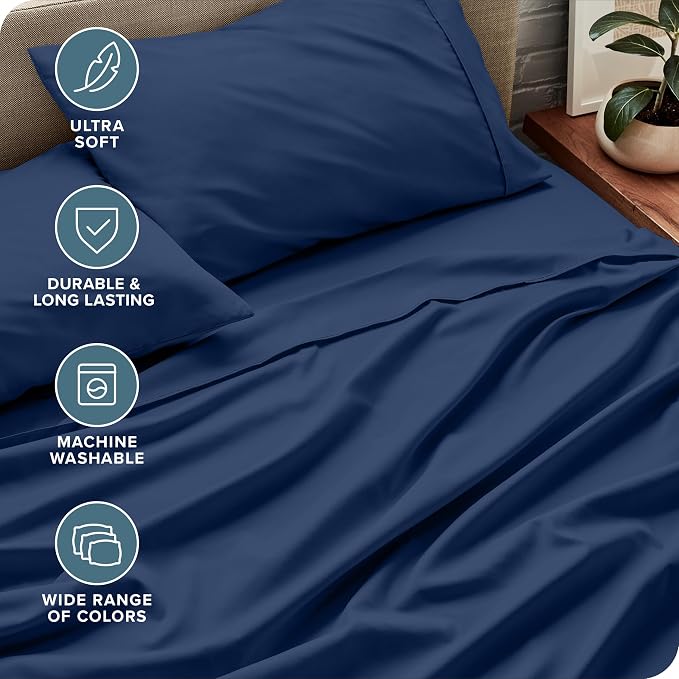 Bare Home Short Queen Sheet Set - Image 4