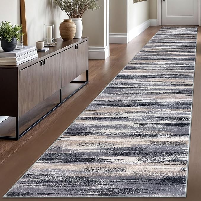 Modern Abstract Runner Rug 2.6x16 by lansny