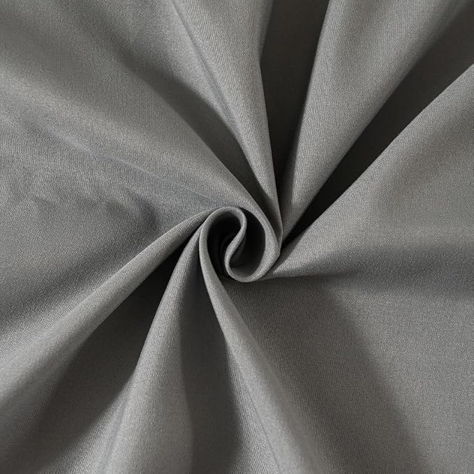 Grey Bed Skirt Queen Size Ruffled Bed Skirt - Image 3
