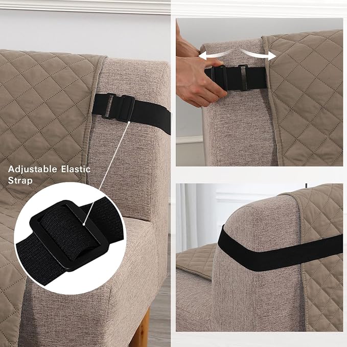 H.VERSAILTEX Reversible Futon Cover Water Repellent Armless Sofa Slipcover - Image 3