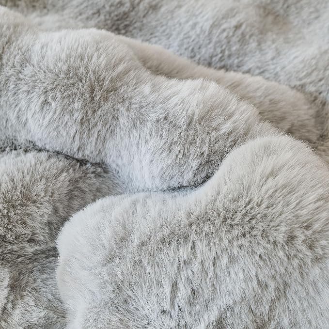 Faux Fur Decorative Throw Pillow Cover Plush Thick Bubble Pillow Covers Luxury - Image 3
