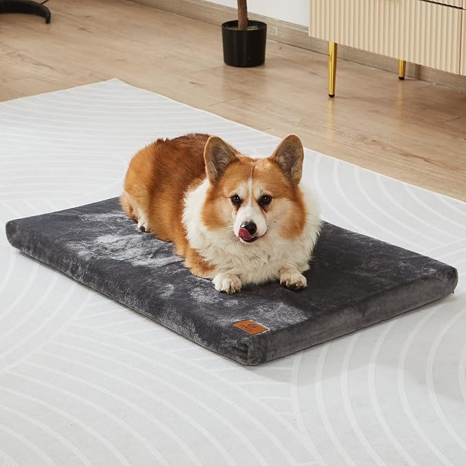 Memory Foam Dog Crate Pad, Removable Washable Cover, - Image 9