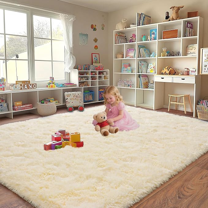 Upgrade Non-Slip Plush Rugs Fluffy Area Rugs - Image 6