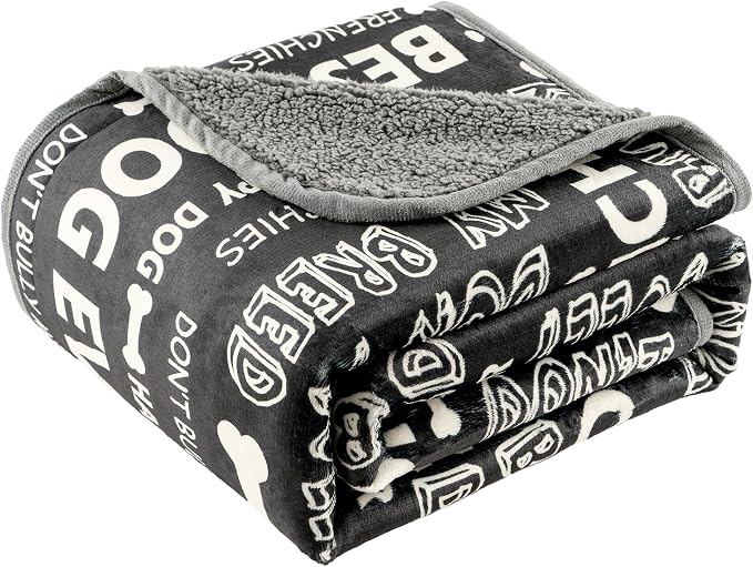 Waterproof Dog Blankets Pet Blanket 50"x60", Soft Fluffy Sofa Car Bed Protector by CAPT.SNOOZE