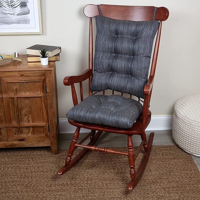 Klear Vu Omega Non-Slip Rocking Chair Cushion Set, Assembled in USA, Thick by KlearVUHomeTextiles