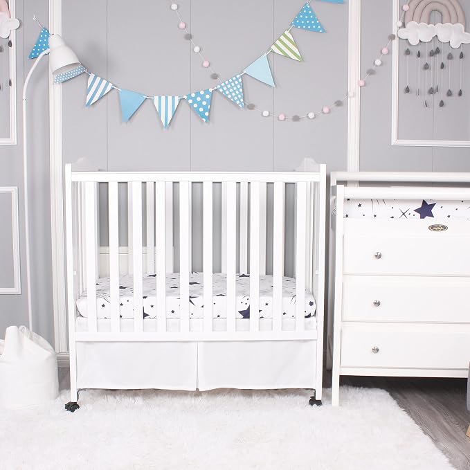 Belsden Pack of 3 Mini Crib Sheet Set, Pack N Play Sheet Set - Image 4