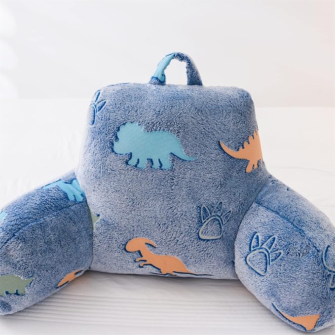 Meeting Story Dinosaurs Reading Pillows Rabbit Faux Fur Shaggy - Image 5