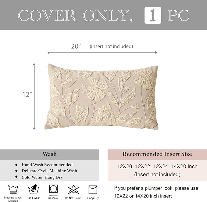 BlissBlush Light Beige Soft Velvet Decorative Accent Lumbar Throw Pillow Cover - Image 5
