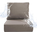 6 inches Thicker Outdoor Chair Cushions Set- 24" *24" *6" Waterproof Patio by Artfurniz