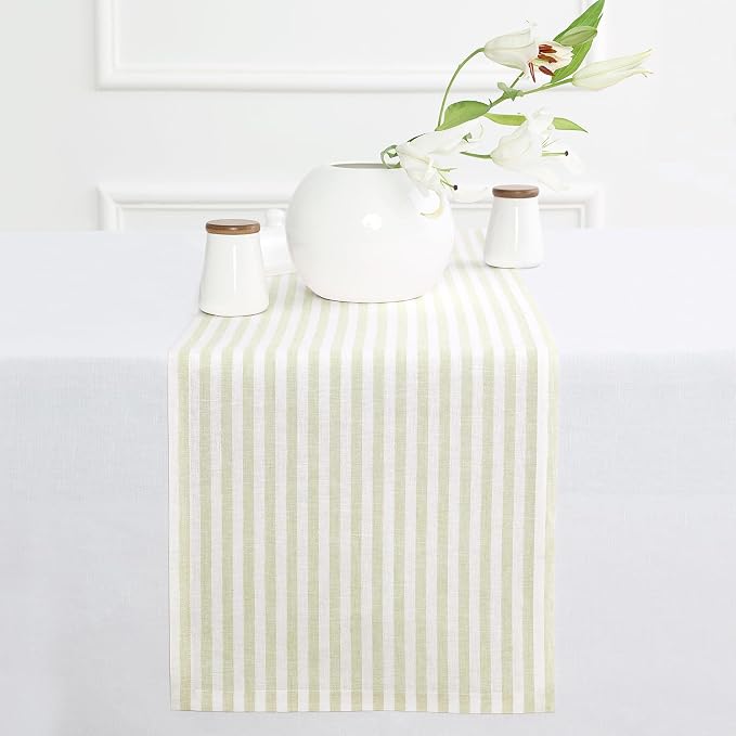 Solino Home Linen Table Runner 72 Inches Long by SolinoHome